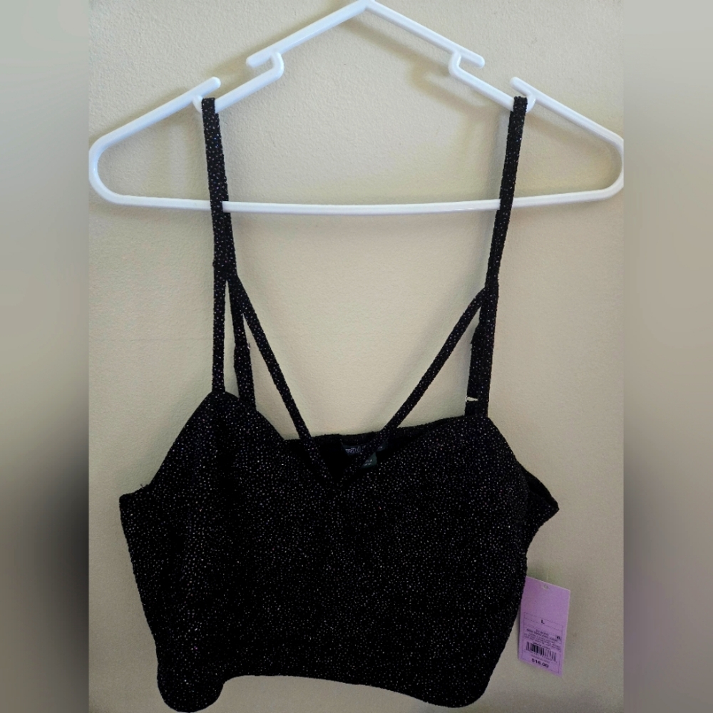 Wild Fable Sparkly Crop Top